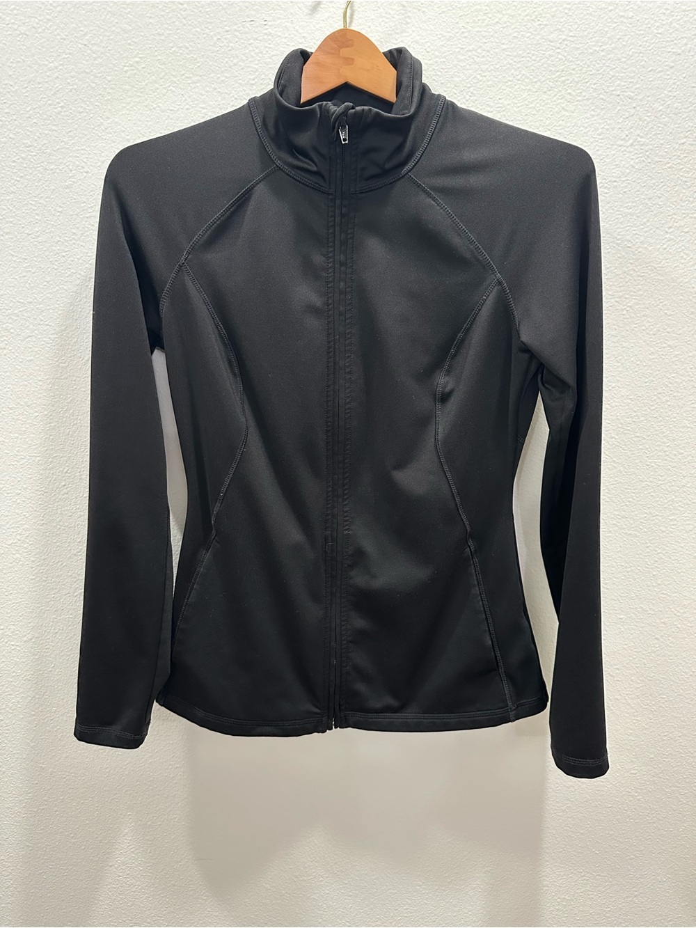 Z by Zella Black Full-Zip Athletic Jacket XS Nordstrom